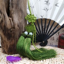 Ice silk China Jifeng pear hat Double-flow ear pendant car pendant diner Q Sword ear Crafts Soostyle knot Suzi