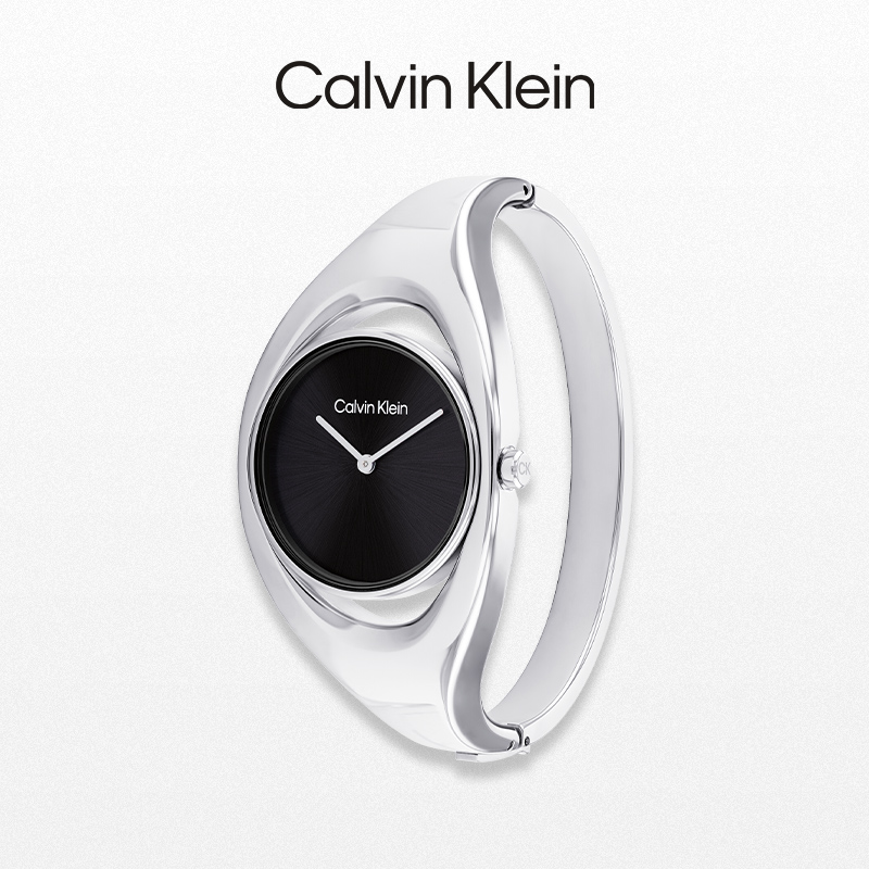 【618】CalvinKlein官方正品CK风尚系列艺术手镯石英女表 - 图2