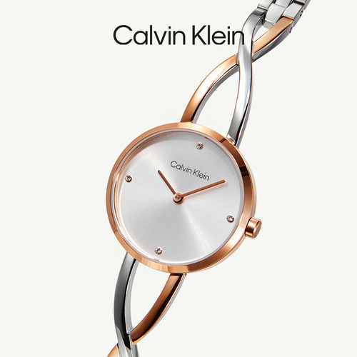 【明星同款】CalvinKlein官方正品CK手表简约轻奢女表高级手表女 - 图1