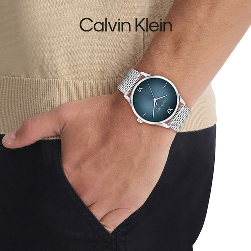 CalvinKlein官方正品CK手表男进口石英腕表复古时尚男表男士手表 - 图1