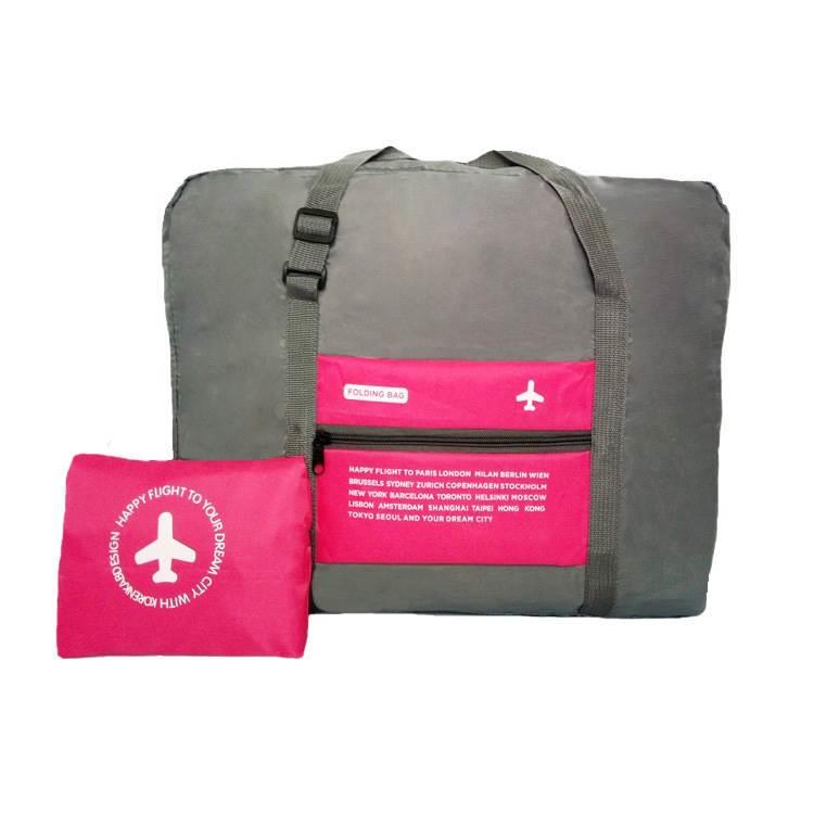 韩版可折叠行李包大容量生活用品拉杆收纳包 手提轻便男女旅行包 - 图3