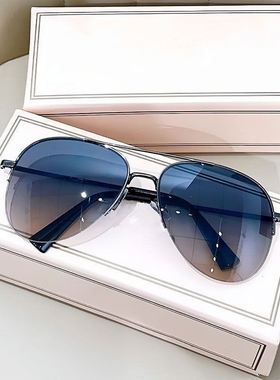 飞行员墨镜男士防晒太阳镜潮流个性高级感蛤蟆镜开车骑行太阳眼镜