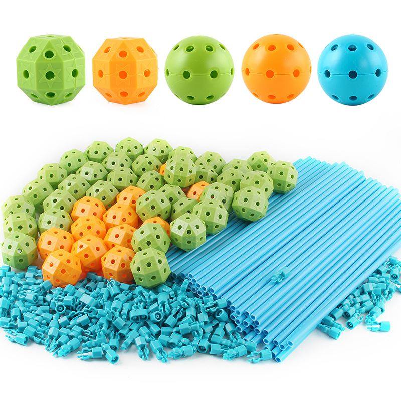 132PC儿童拼插帐篷城堡玩具DIY百变插珠室内户外玩具,淘宝优惠券,粉丝福利购,淘宝优惠卷