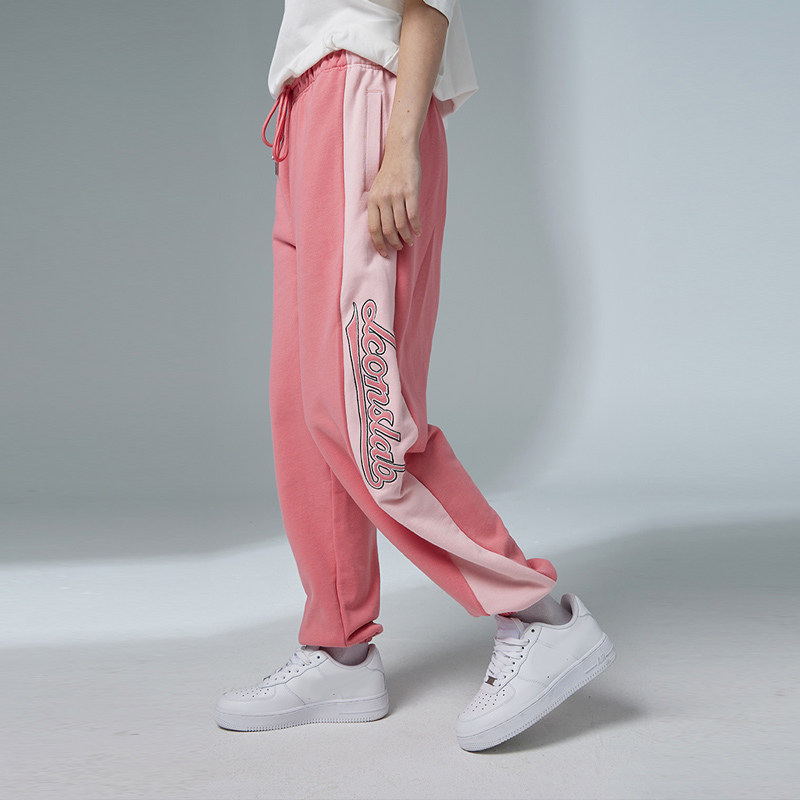 iconslab联名ssur plus字母卫裤 iconslab休闲裤