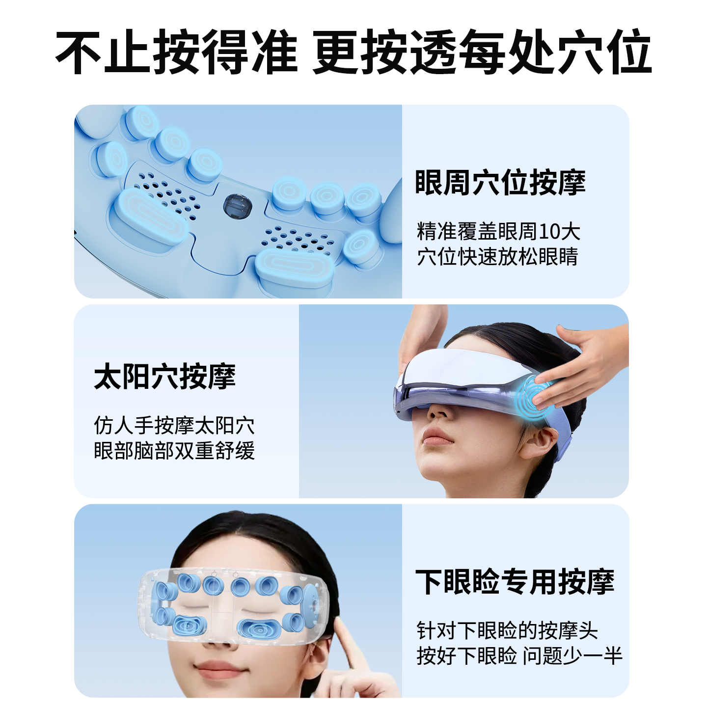妙界Y7P眼部按摩仪器护眼润眼缓解眼睛疲劳雾化热敷蒸汽眼罩干涩