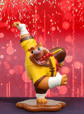 网红卡通熊出没主题美陈装饰光头强熊大熊二雕塑商场景区文旅摆件