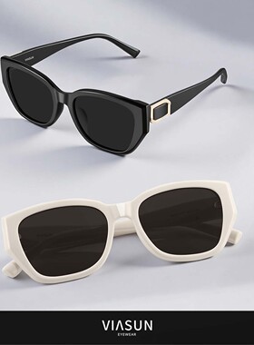 薇尚大框猫眼墨镜偏光太阳镜新款