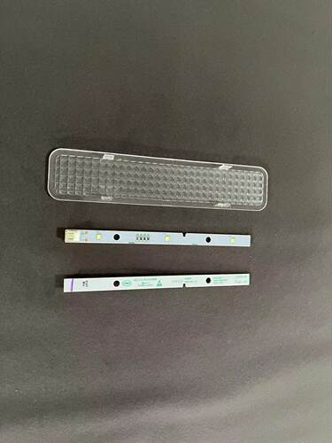 适用于海信容声冰箱LED灯冷藏冷冻变温灯12V通用灯条灯罩照明灯 - 图2