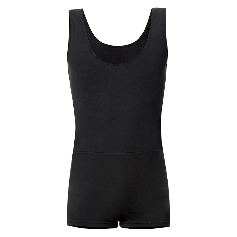 男生舞蹈服体操服男舞蹈形体服男孩芭蕾舞服练功服男士背心连体服 - 图3