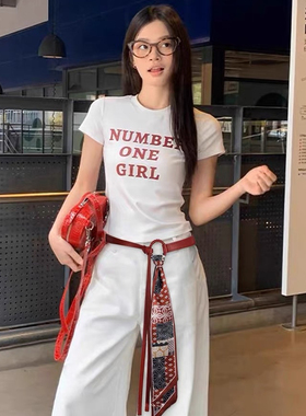 复古黑色丝巾腰带配饰女