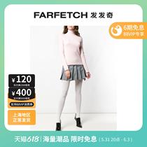 Final Sale] Thom Browne Ms. Thom Browne red white blue color striped high neckline sweatshirt FARFETCH