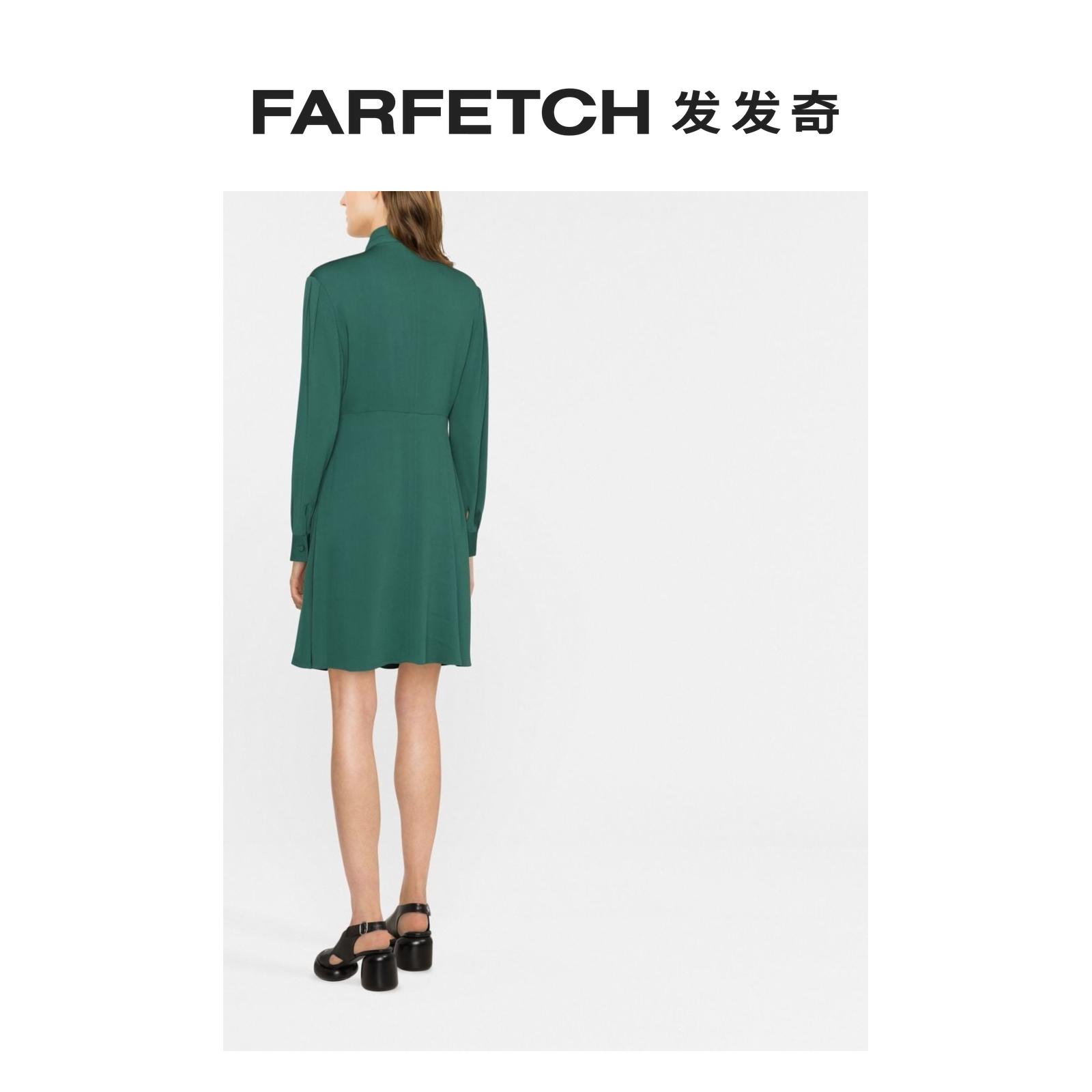 Ports 1961女士系带领缎面连衣裙FARFETCH发发奇-图2