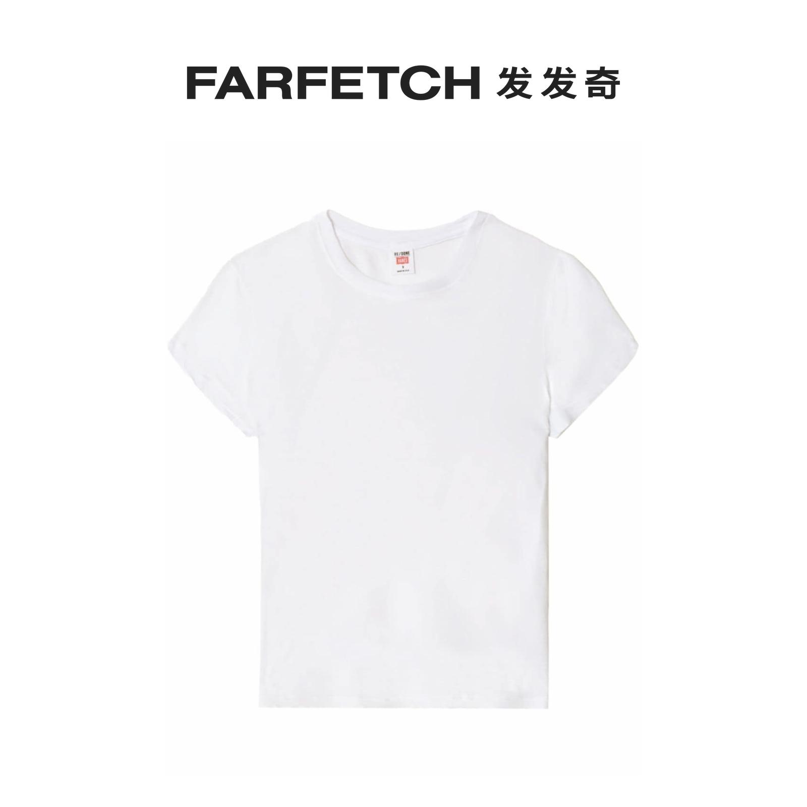 Re Done女士Hanes 半透明T恤FARFETCH发发奇 - 图0