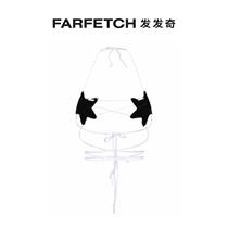 Lady Gcds stars with flowers hooked up knitted bikini loads FARFETCH hair chic