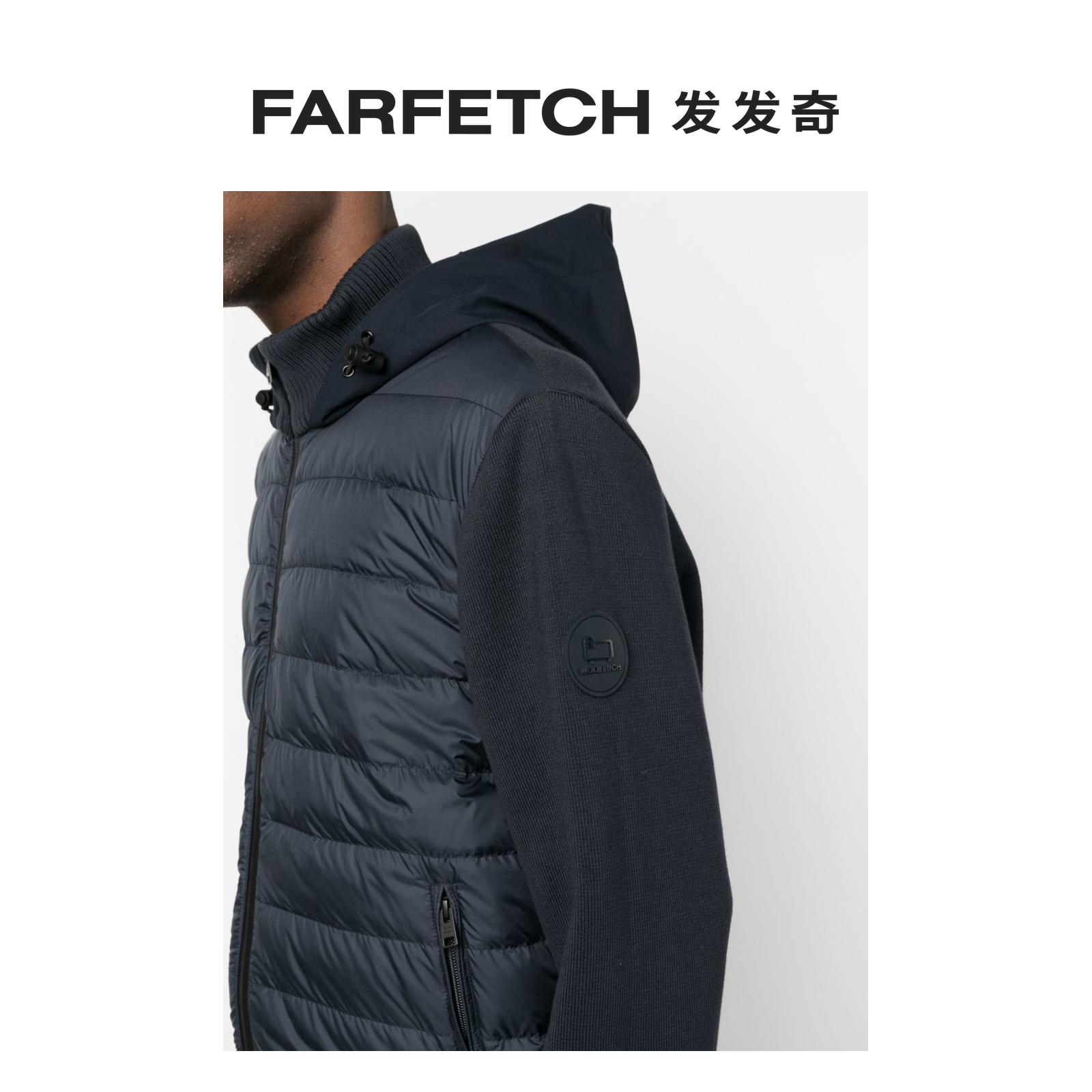 Woolrich男士Sundance 拼接连帽夹克FARFETCH发发奇 - 图3