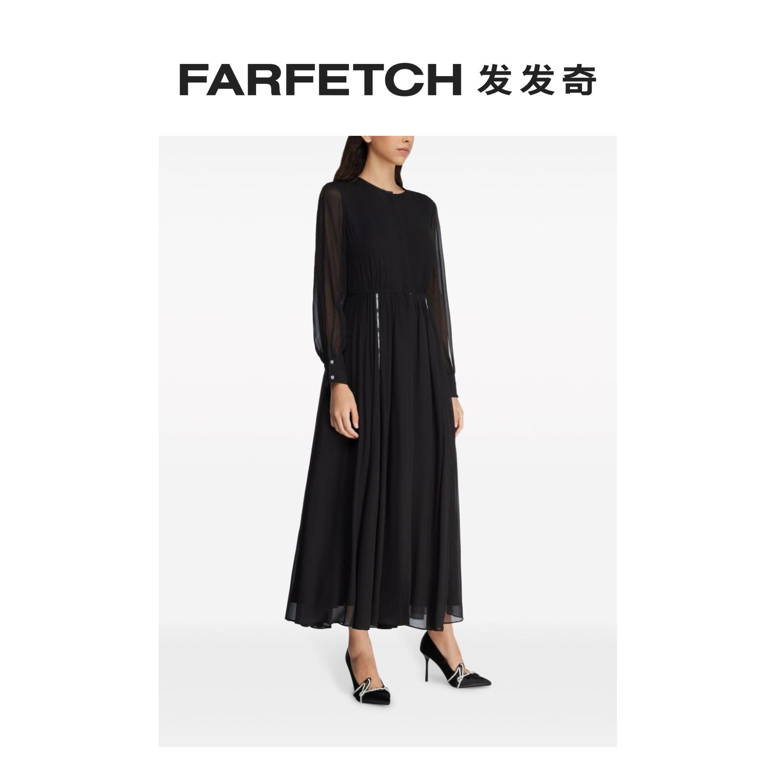 Karl Lagerfeld女士logo织带超长连衣裙FARFETCH发发奇 - 图1