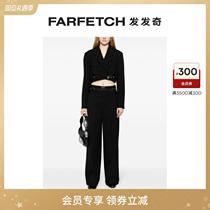 Lady Alexander Wang in a layered design of wool trousers FARFETCH Fat Chic