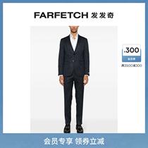 Karl Lagerfeld mens Clever gill printed suit suit FARFETCH hair chic