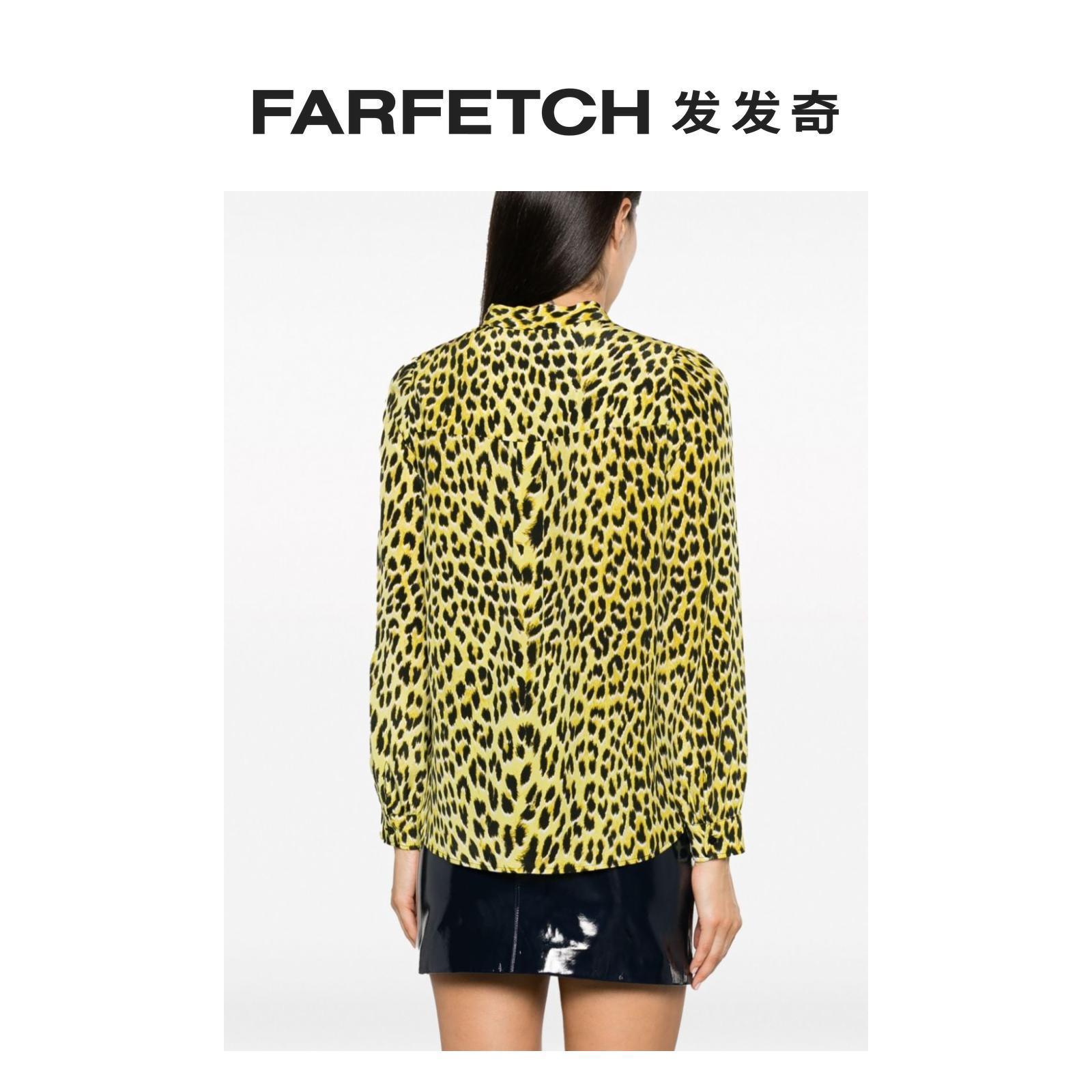 Zadig&Voltaire女士Taos 豹纹真丝衬衫FARFETCH发发奇 - 图2