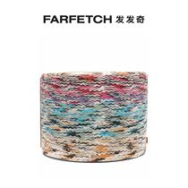 Missoni Home striped footrest FARFETCH Fat Chic