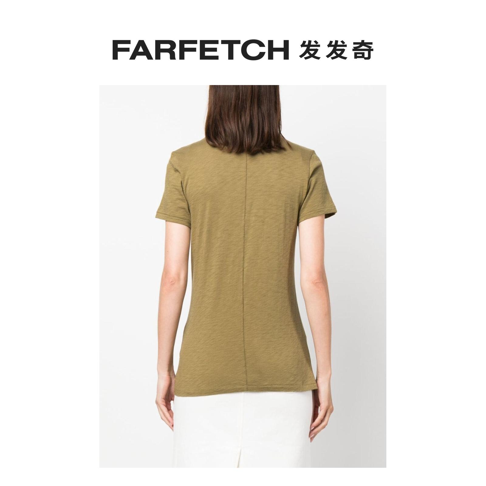 Rag&Bone女士The Slub Tee 棉T恤FARFETCH发发奇