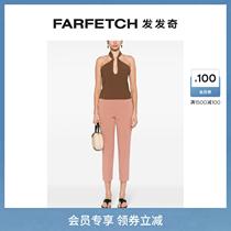 Lady Pinco with her ankle Western pants FARFETCH Fat Chic