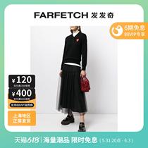 CDG Play Chuanjiu Pau Ling Lovers Shirts Heart-shaped Logo Thickened cotton T Fat Fat Chic