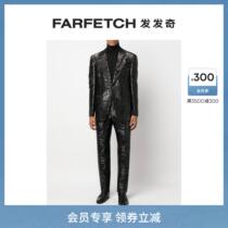 Tom Ford Mens Jacquard Single Row Buttoned Suit Jacket FARFECH Hair Chic