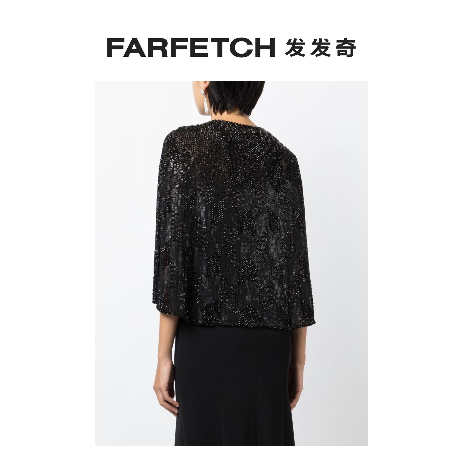 [Final Sale]Jenny Packham女士Mimis 亮片缀饰斗篷FARFETCH发发 - 图2