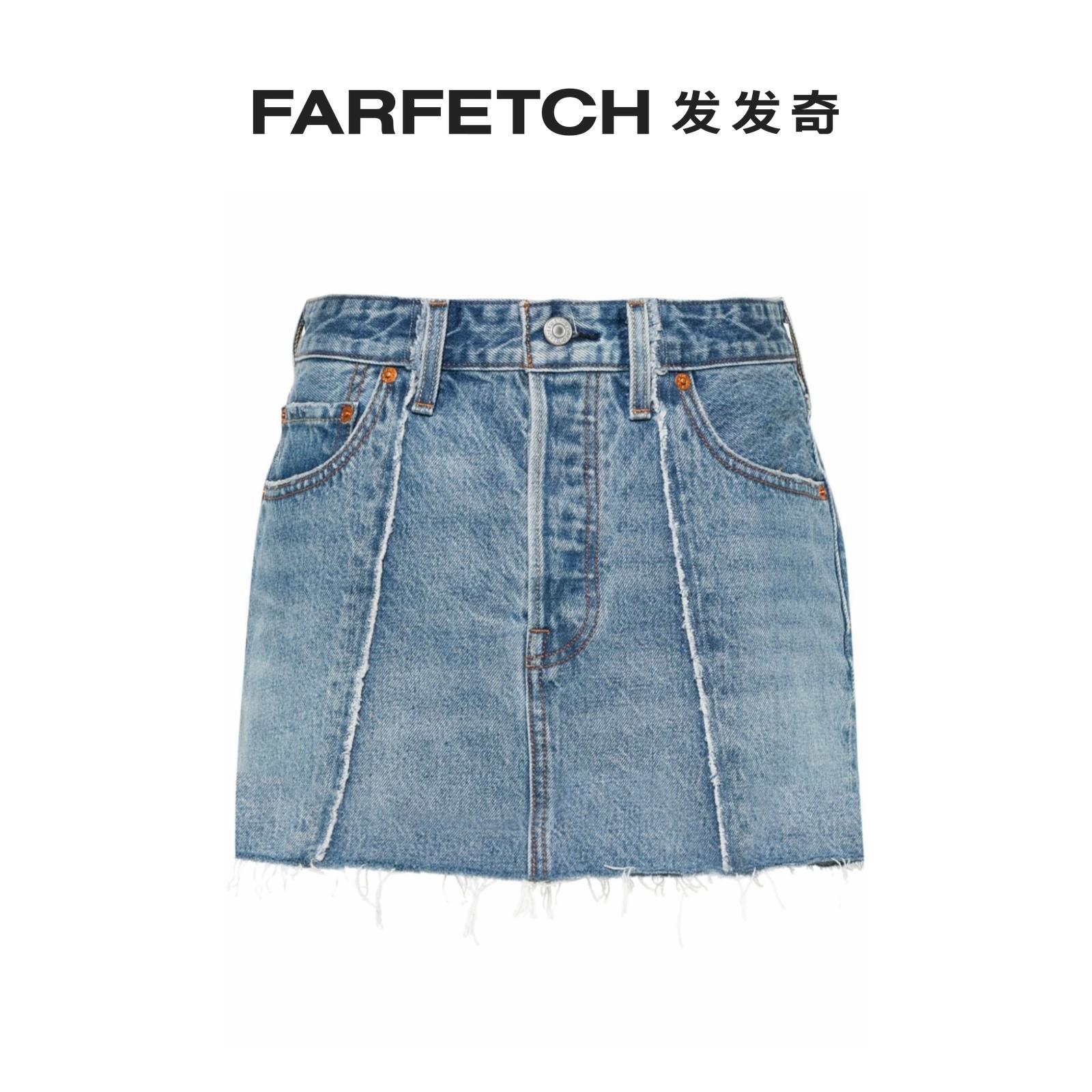 Levi'S李维斯女士Icon 牛仔半身裙FARFETCH发发奇 - 图0