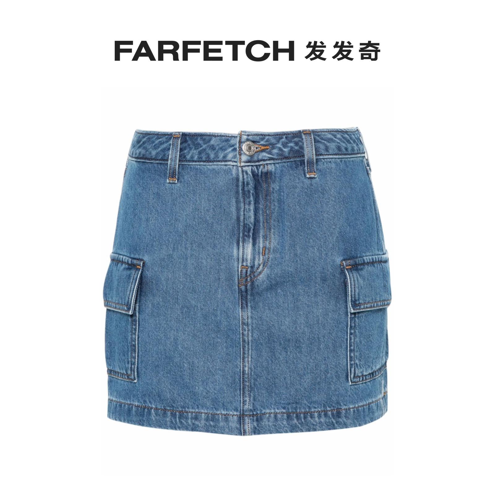 Levi'S李维斯女士牛仔工装半身裙FARFETCH发发奇 - 图0