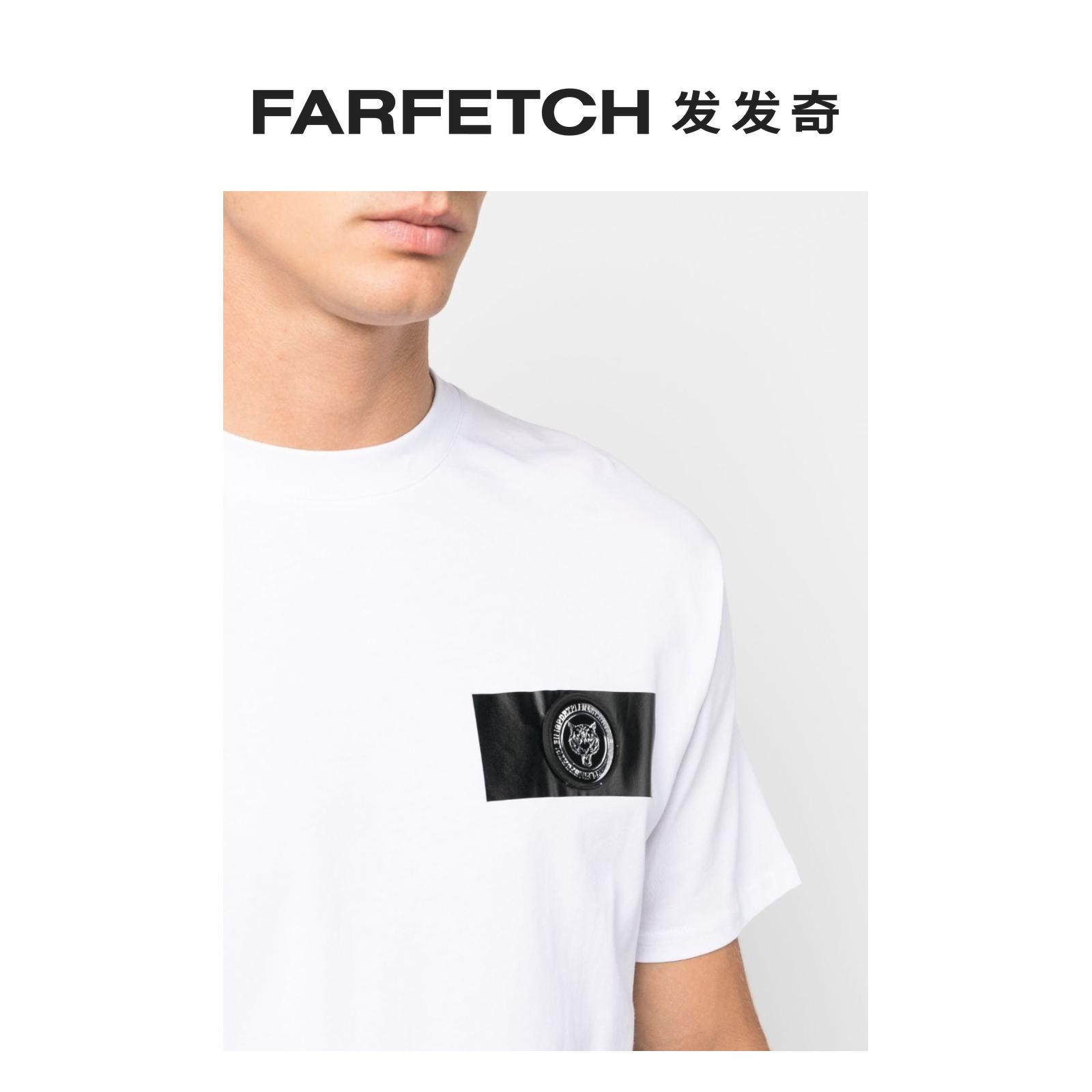 Plein Sport男士SS标贴棉T恤FARFETCH发发奇-图3