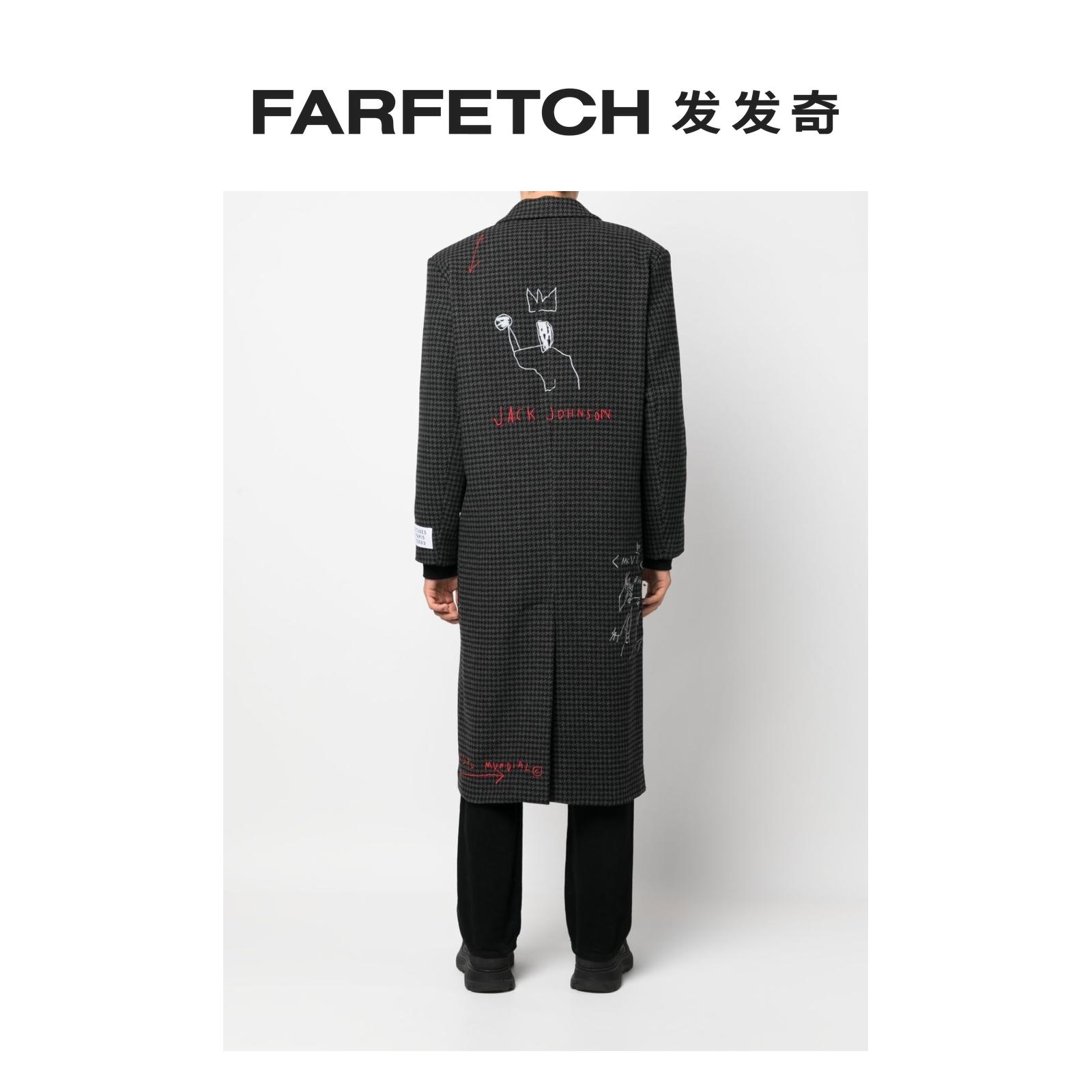 Etudes男士Jack Johnson千鸟格纹外套 FARFETCH发发奇-图2