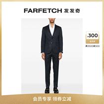 Karl Lagerfeld mens Clever gill printed suit suit FARFETCH hair chic