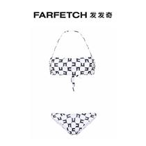 Lady Elisabetta Franchi Classic Logo Printed Bikini Suit FARFETCH Hair Chic