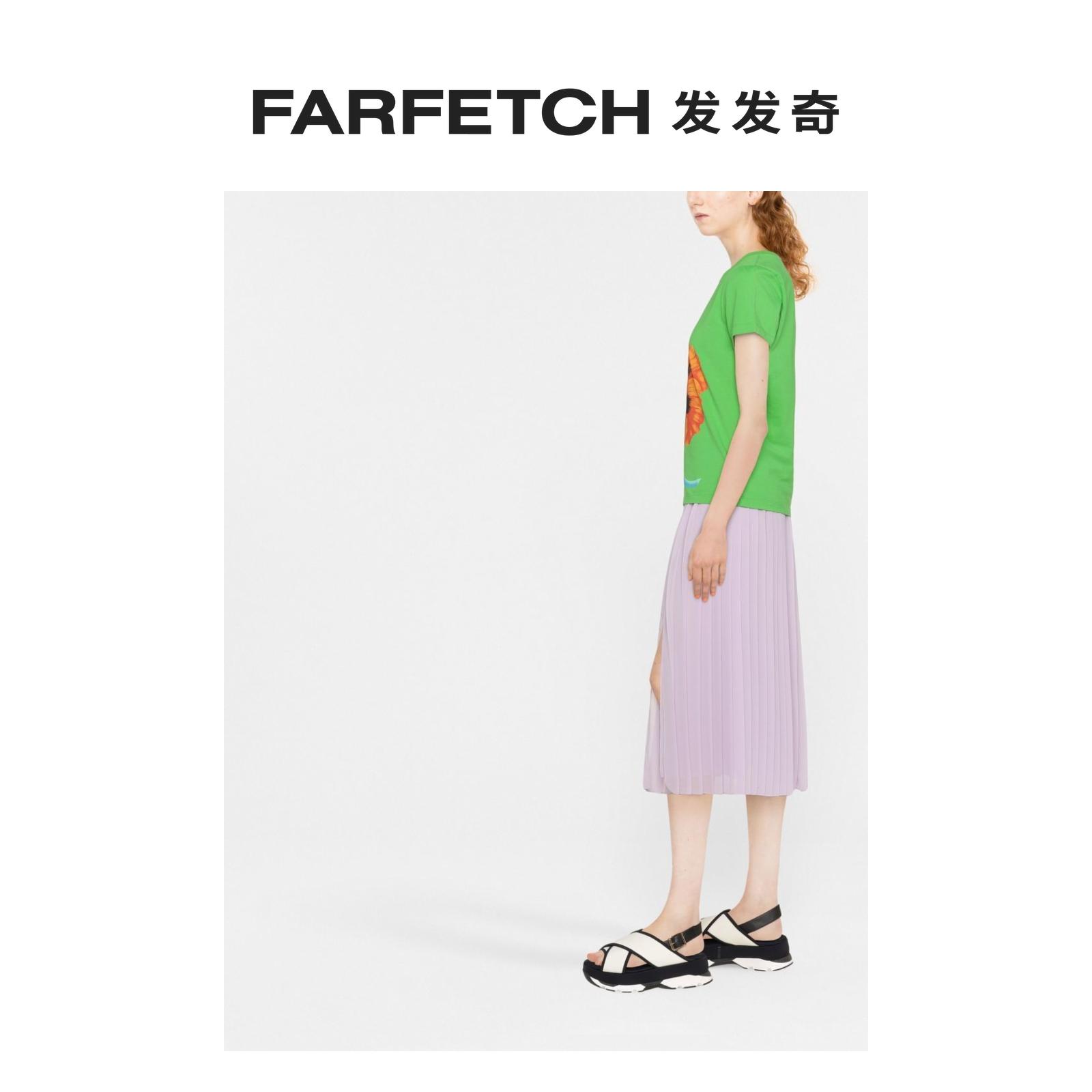 KENZO女士Poppy印花棉T恤FARFETCH发发奇-图1