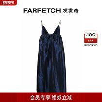 Lady Ganni Tavachi with long one-piece dress FARFETCH Fat Chic