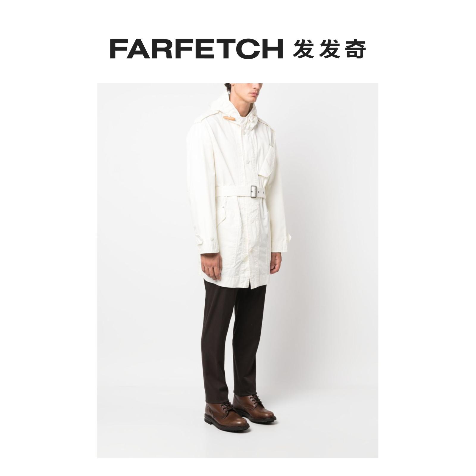 Polo Ralph Lauren男士束腰连帽棉派克大衣FARFETCH发发奇