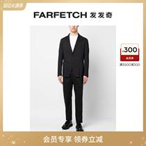 Tagliatore mens single row of buttoned cotton blend suits FARFETCH hair chic