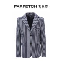 Moustache child dress striped single row of buttoned suit jacket FARFETCH Fat Chic