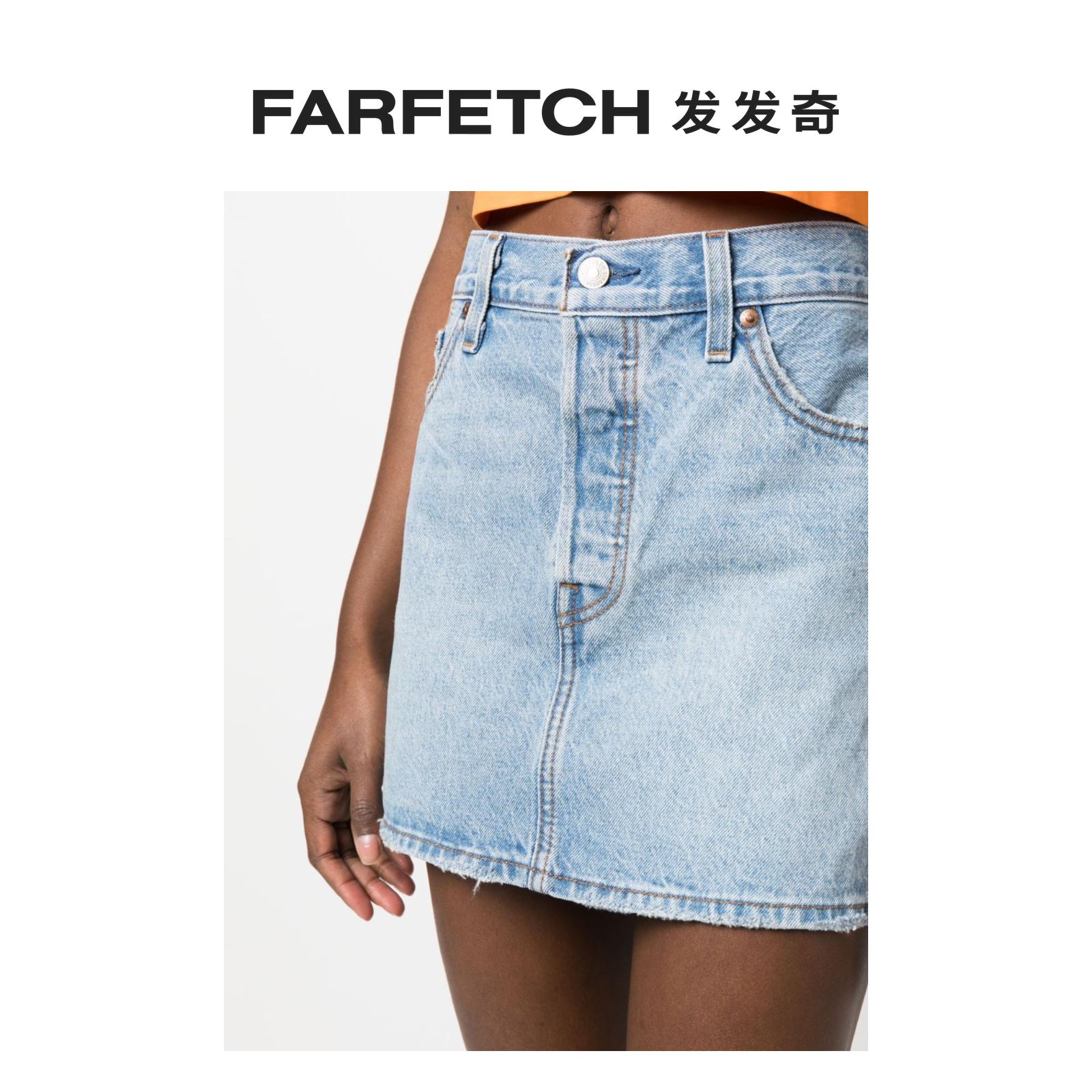 Levi'S李维斯女士中腰牛仔半身裙FARFETCH发发奇 - 图3