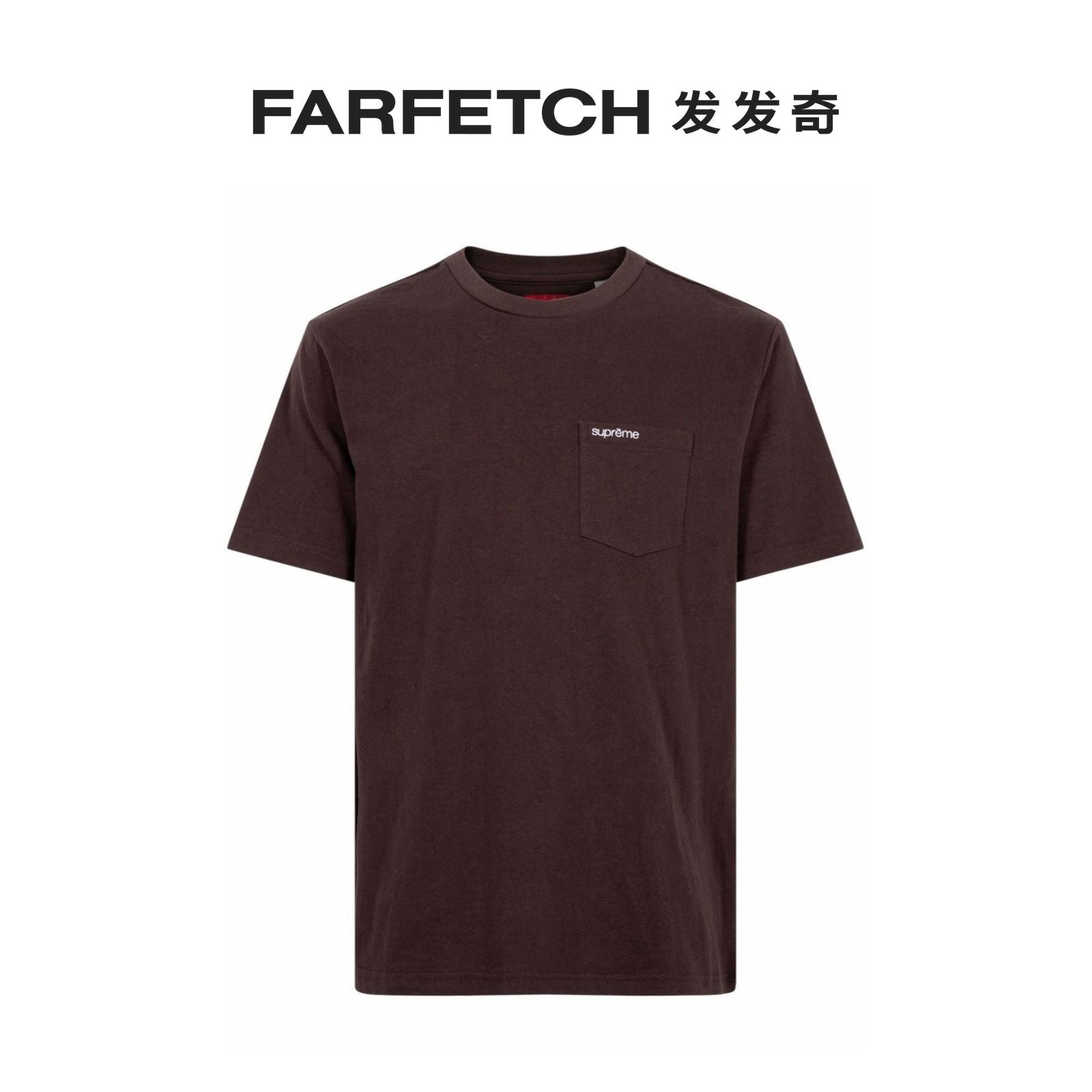 Supreme男女通用短袖T恤FARFETCH发发奇