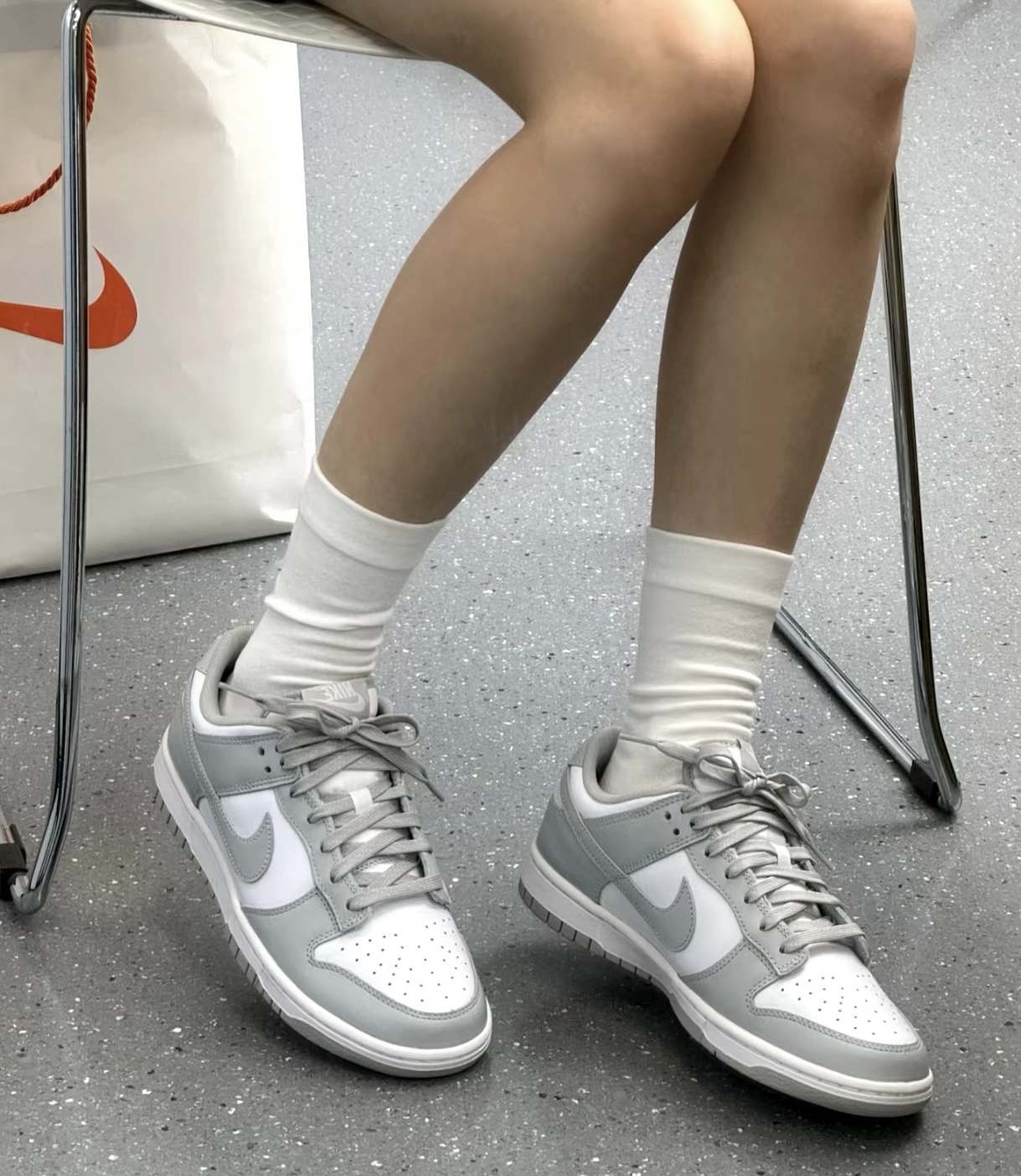 正品耐克Nike Dunk Low低帮复古耐磨防滑运动休闲板鞋小白鞋简约 - 图1