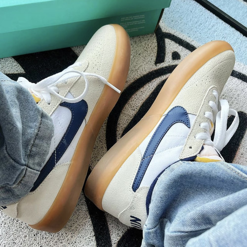 正品耐克NikeSB Heritage Vulc小德训鞋翻毛皮复古滑板鞋CD5010 - 图2