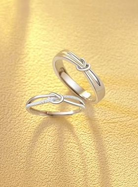 《羁绊》情侣戒指一对男女小众