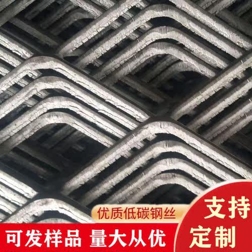 菱形钢板网铁丝网片脚踏板防护栏可电焊加厚网格批发加粗养殖防锈 - 图2