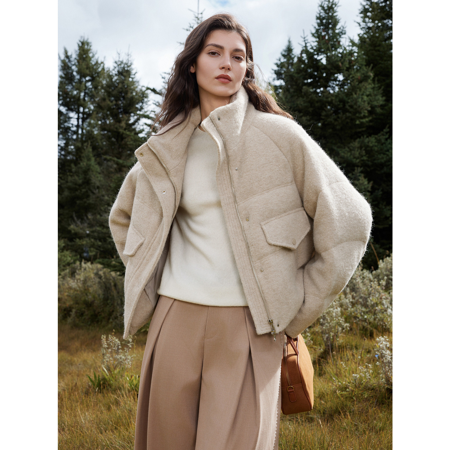 【自营】【云游栖语】ELLE90白鸭绒羽绒服女2025冬保暖加厚短外套,淘宝优惠券,粉丝福利购,淘宝优惠卷