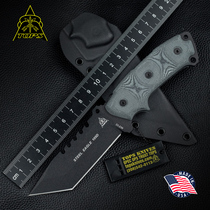 US Imports TOPS Cutting-edge Tactical Small Steel Eagle 105D Multifunction Tactical Camping Equipment Defense Portable Straight Knife