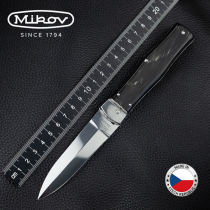 Czech import Mikov Macrookhorn handle stainless steel anti-body camping outdoor survival folding knife edc