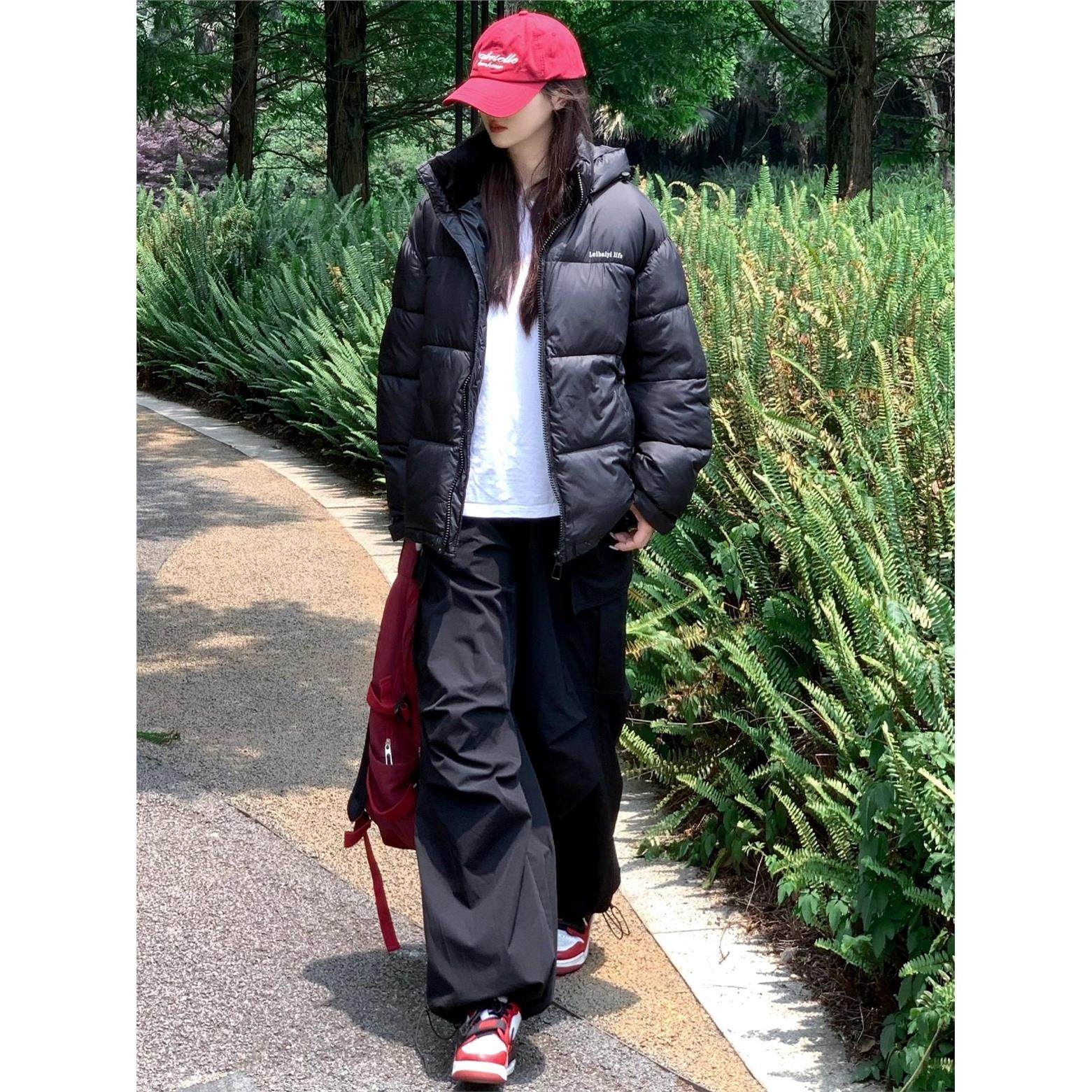 2025冬季新款棉服女短款棉袄连帽加厚宽松面包服外套学生棉衣情侣,淘宝优惠券,粉丝福利购,淘宝优惠卷